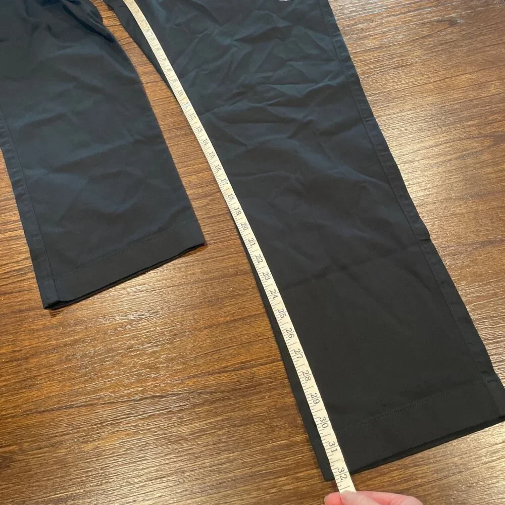 NWT J.Crew Factory 38x32 Straight Fit Flex Chino Pants Black Workwear Office